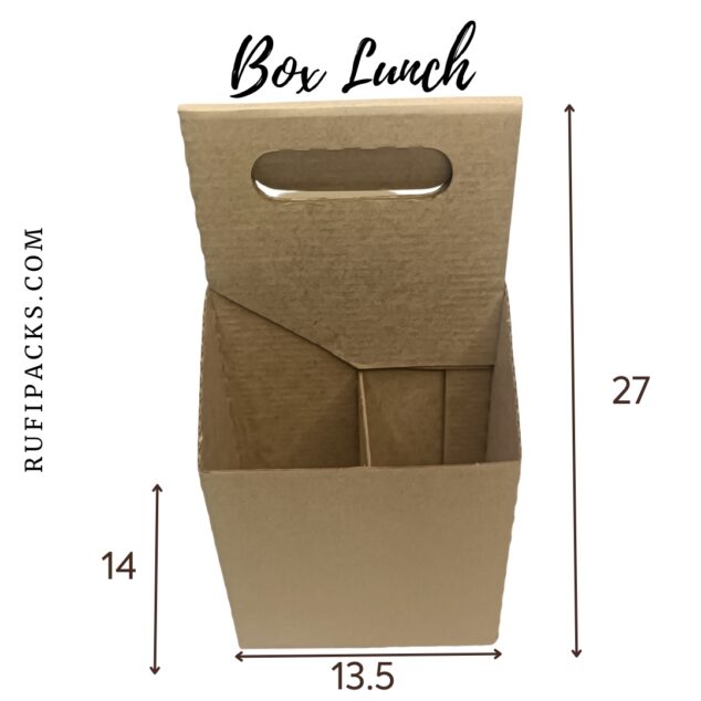 BOX LUNCH - PORTA MERIENDA MICROCORRUGADO