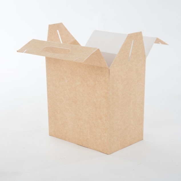 LONCHERA GRANDE KRAFT O BLANCA 19.5 x 21 x 13 (base)