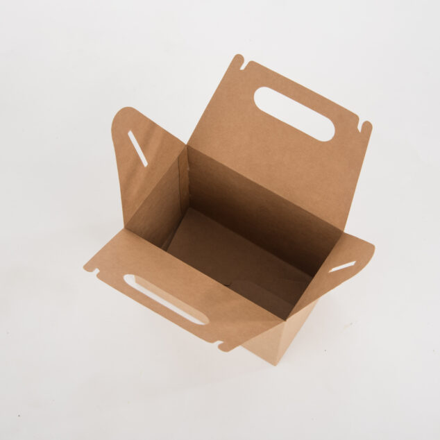 LONCHERITA CHICA KRAFT 15x13x9 Cms.