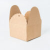 CANDY BOX M 11 x 10 x 6 cms. KRAFT / BLANCO