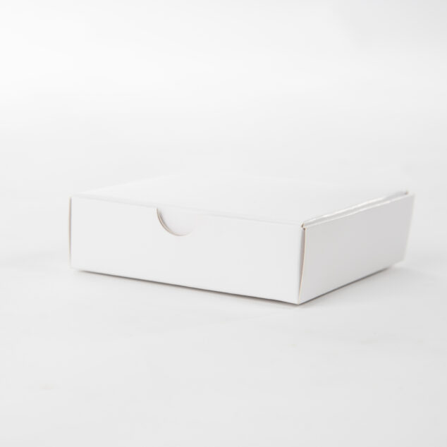 PORCIÓN DE TORTA 10X10X3 cms. BLANCO