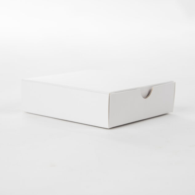 PORCIÓN DE TORTA 10X10X3 cms. BLANCO