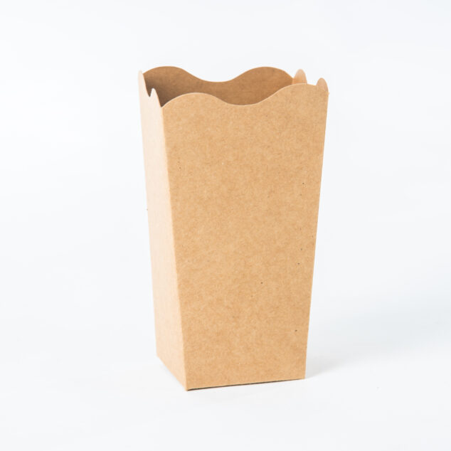 CAJA PARA POP CORN CHICO COLOR KRAFT 14.5 x 8.5