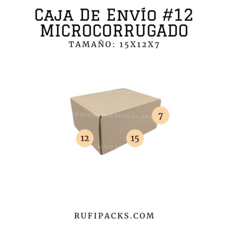 CAJA ENVIO #12 15X12X7 CMS