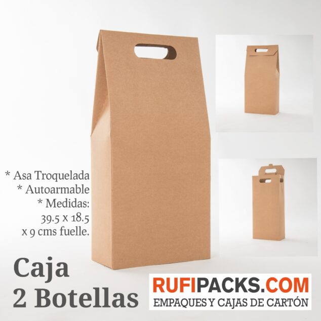 BOLSA 2 BOTELLAS ASA TROQUELADA