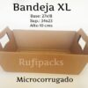 BANDEJA XL MICROCORRUGADO