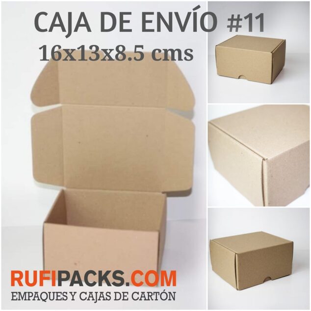 CAJA ENVIO #11 16 X 13.5 X 8.5 CMS.