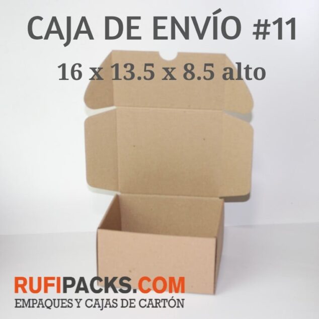 CAJA ENVIO #11 16 X 13.5 X 8.5 CMS.