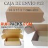 CAJA ENVIO #13 24 X 10 X 7 CMS.