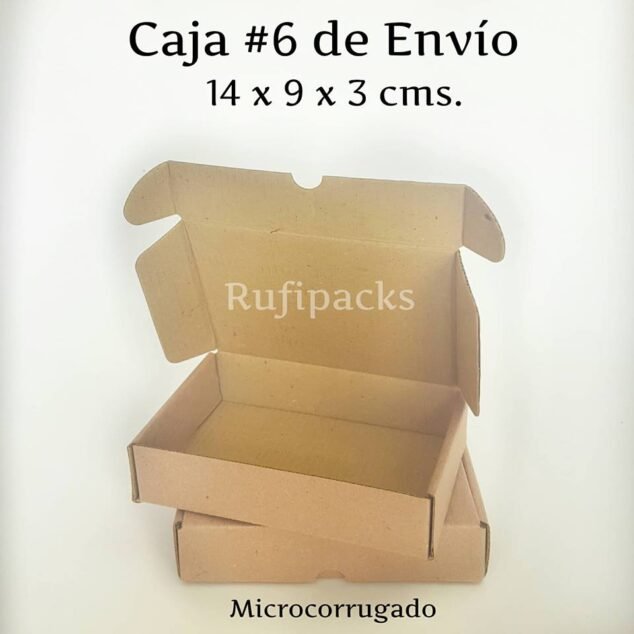 Caja Envio 06 14 X 9 X 3 Cms Rufipacks 7207