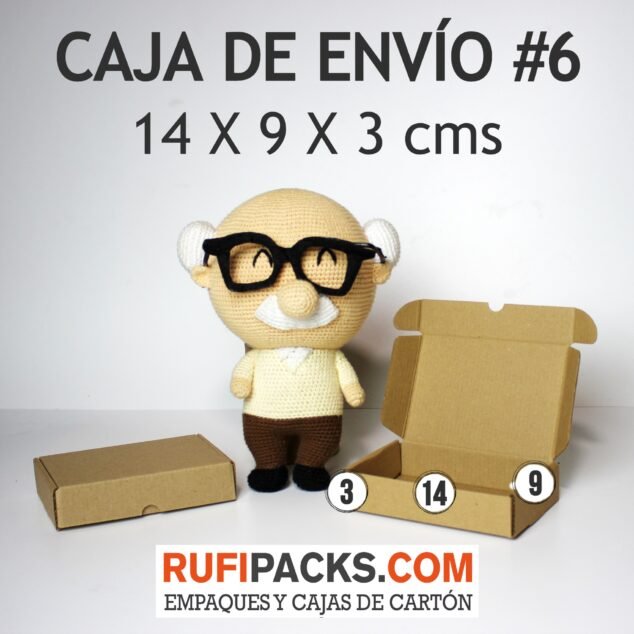 Caja Envio 06 14 X 9 X 3 Cms Rufipacks 6348