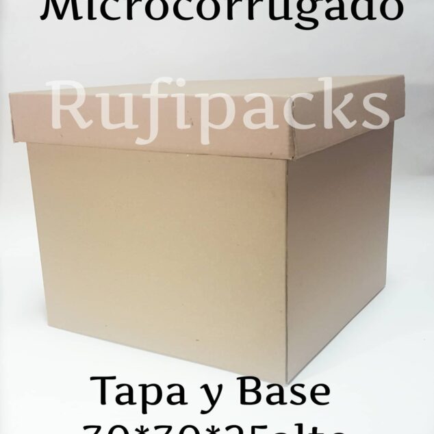 CAJA TAPA Y BASE 30X30X25
