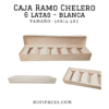 CAJA RAMO CHELERO 6 LATAS BLANCO