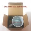 CAJA PARA TAZA CON VENTANA MICROCORRUGADO
