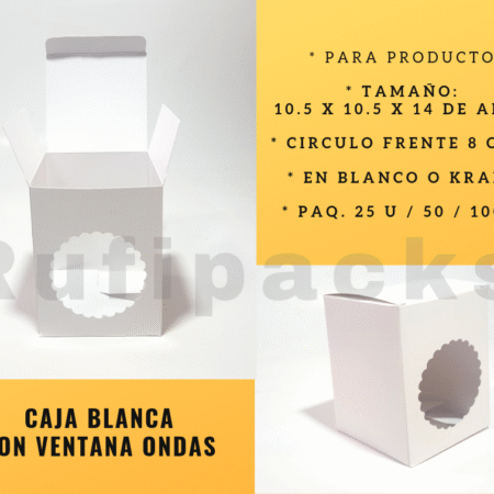 CAJA ONDAS 8.5X8.5X11 CMS. alto