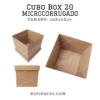 CUBO BOX 20 MICROCORRUGADO