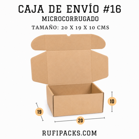 CAJA ENVIO #16 20X19X10 CMS.