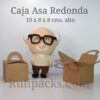 CAJA ASA REDONDA 10 X 8 X 8 cms.
