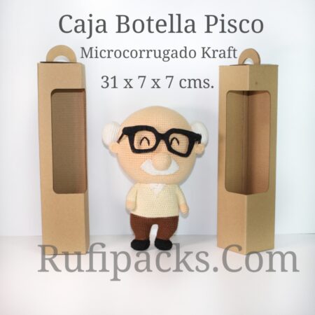 Caja Botella Pisco