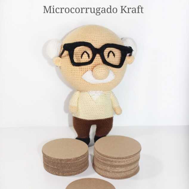 POSAVASOS CIRCULO 8 CMS MICROCORRUGADO