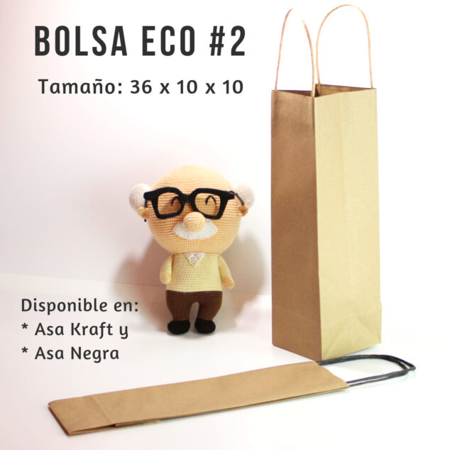 BOLSA ECO #02 PARA BOTELLA 36x10x10CMS.