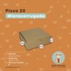 PIZZA 20 x 20 x 4.5 cms. KRAFT O BLANCO