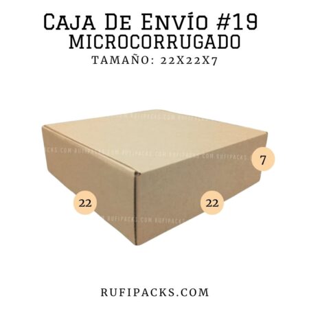 CAJA ENVIO #19 22x22x7 CMS.