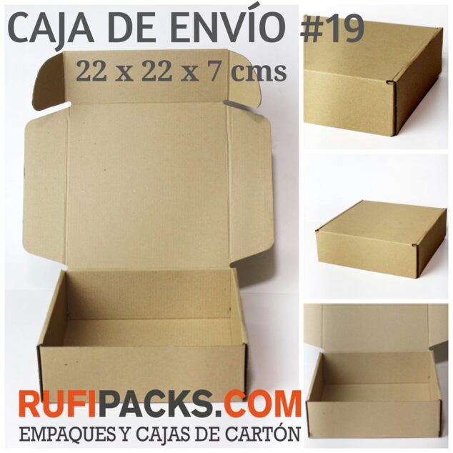 CAJA ENVIO #19 22x22x7 CMS.