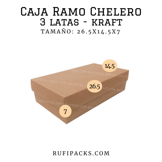 CAJA RAMO CHELERO 3 LATAS KRAFT