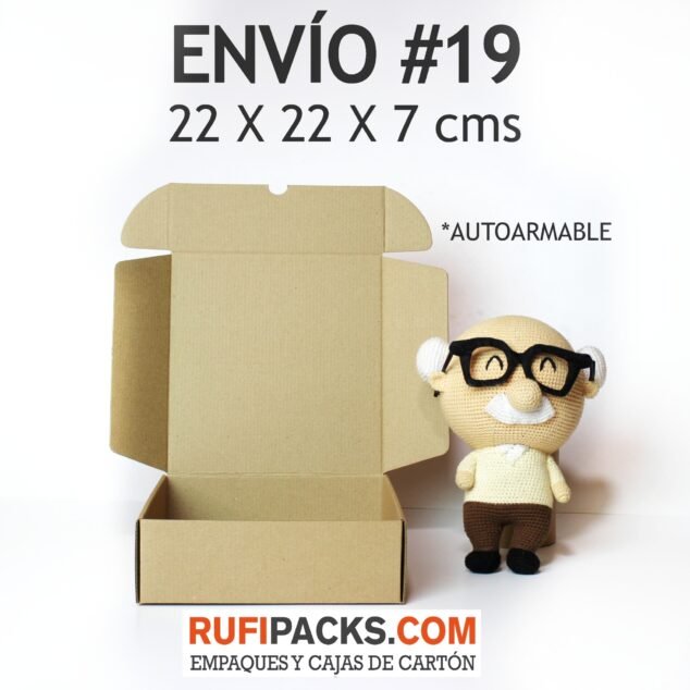 Caja Envio 19 22x22x7 Cms Rufipacks 1524