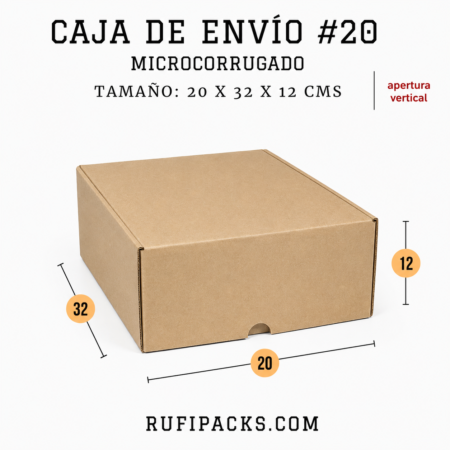 CAJA DE ENVIO #20 32 X 20 X 12 VERTICAL