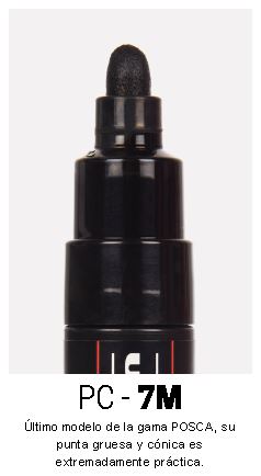 MARCADOR POSCA UNI PC-7M ESTUCHE X 8 UNIDADES