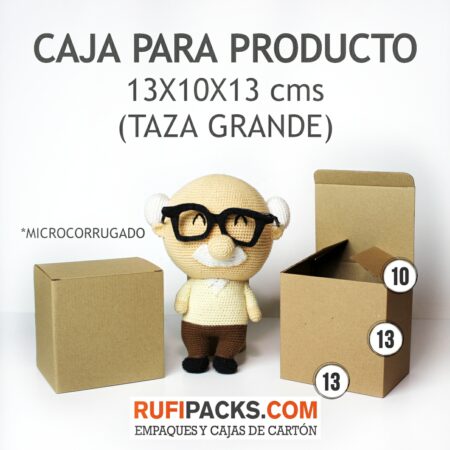 CAJA PARA PRODUCTO 13X10X13 ALTO TAZA GRANDE