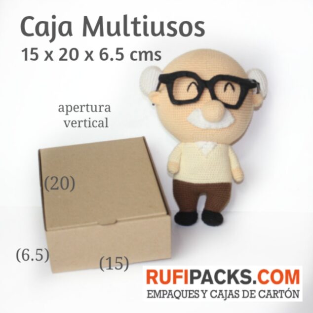 CAJA MULTIUSOS 15 X 20 X 6.5 cms.