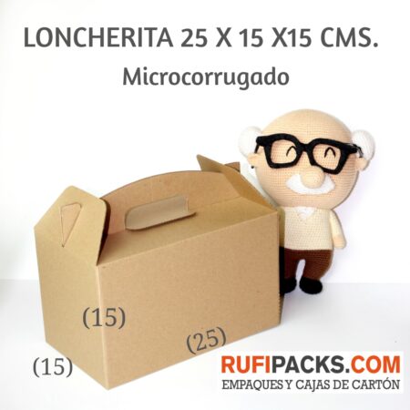 LONCHERITA 25X15X15 MICROCORRUGADO
