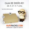 CAJA DE ENVIO #21 26 X 21 X 7 CMS.