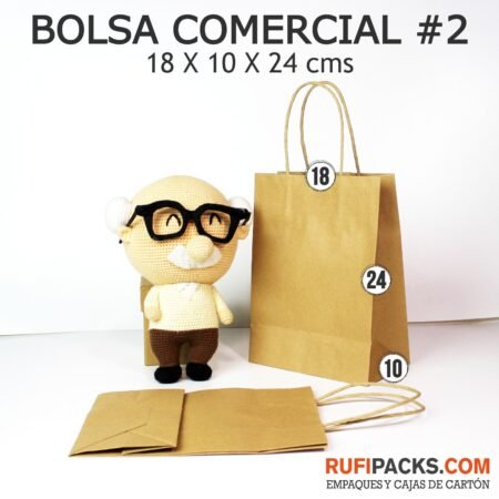 Pack 25 Bolsas De Papel Kraft Regalo Con Asa 32x41 +12 Cm Blanco con  Ofertas en Carrefour