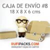 CAJA DE ENVIO #08 18X8X6 CMS.
