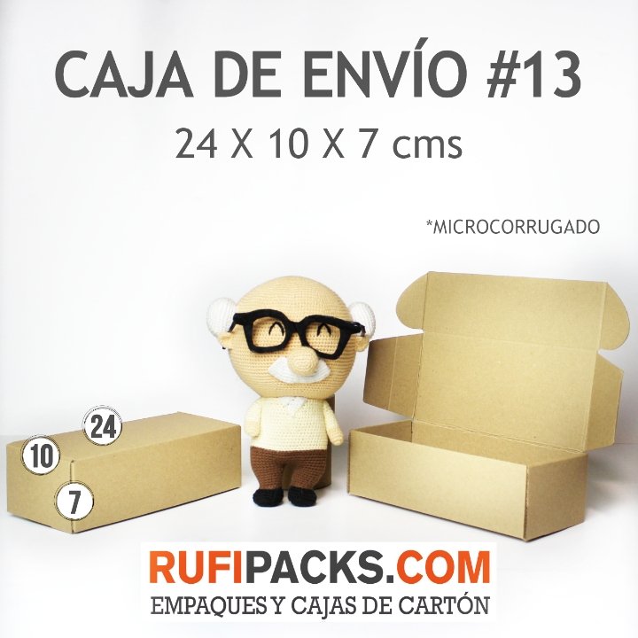 CAJA DE ENVIO #04 27 x 20 x 10 cms. - Rufipacks