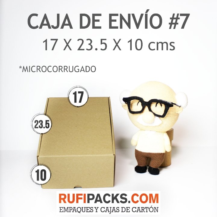 Caja Envio 07 17 X 235 X 10 Cms Rufipacks 7431