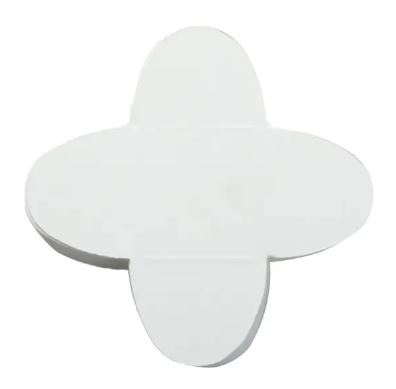 PIROTINES PARA BOCADITOS 3.5X3.5X2.5 CMS. BLANCO