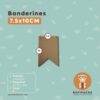 BANDERINES 7.5x10 MICROCORRUGADO
