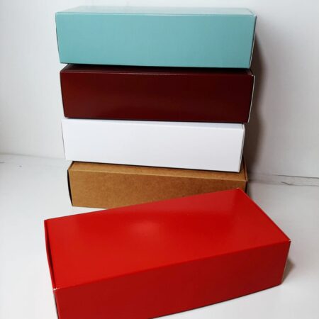 CAJA 20X9.3X5 CMS. BLANCO / KRAFT