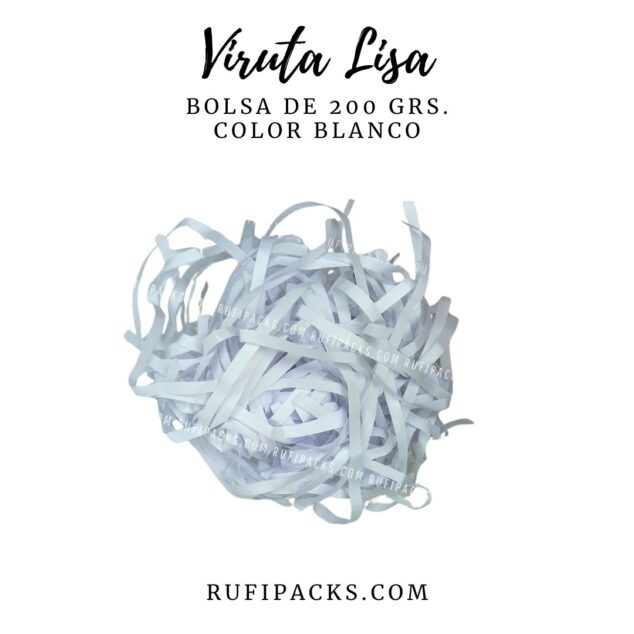 VIRUTA DE PAPEL LISA BOLSA X 500 GRS. COLORES NEUTROS Y PASTELES