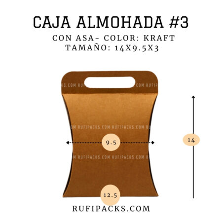 CAJA ALMOHADA CON ASA 1