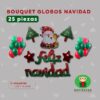 BOUQUET GLOBOS NAVIDAD X 25 PIEZAS