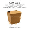 CAJA DELIVERY #9 - CAJA WOK CONTENEDOR