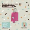 BOLSA COMERCIAL #2 18x10x24ALTO ROSADO