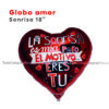 Globo Metalizado Amor Sonrisa 18"