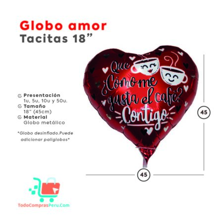 Globo tacitas 18